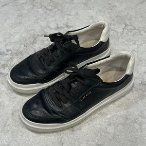 Cole Haan Women’s Black Leather Sneakers